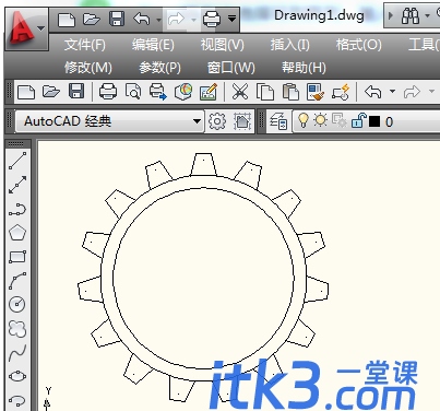 Cad怎么绘制齿轮模型? cad齿轮的画法-7