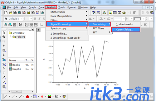 origin怎么平滑曲线? origin画图教程-3