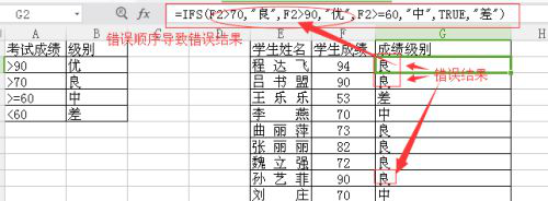 Excel表格的ifs函数怎么使用？ifs函数的使用教程-4