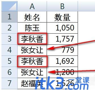 excel同类项合并求和怎么操作？-1