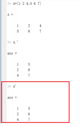 Matlab求矩阵的转置的图文方法-4