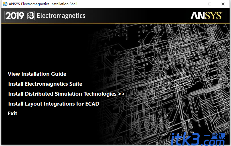 Ansys Electronics Suite 2019 R3 64位英文版安装教程-2