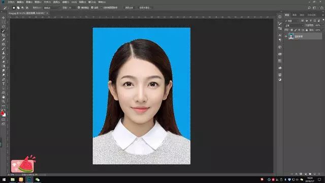 证件照ps怎么换背景颜色？-2