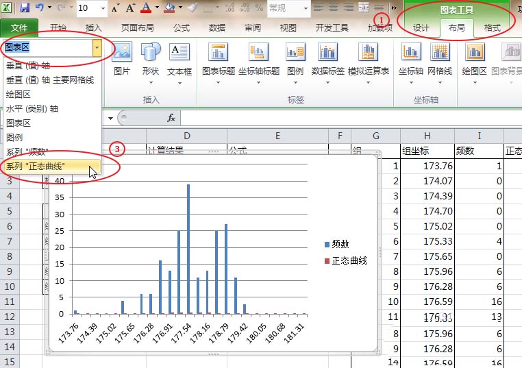 Excel表格中怎么制作正态分布图和正态曲线模板?-22