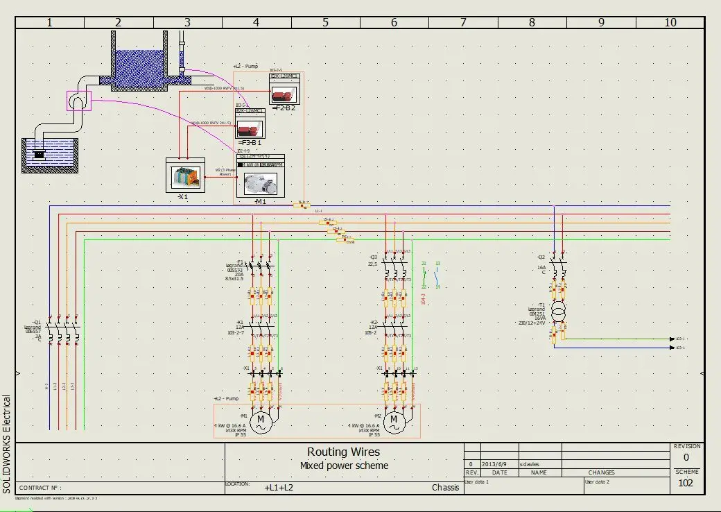 SOLIDWORKS Electrical 3D 自动布线-1