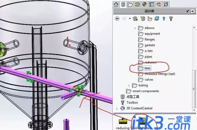 SolidWorks软件绘制管路系统-22