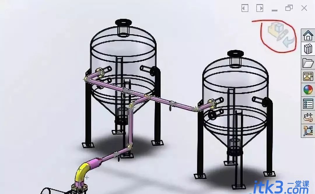 SolidWorks软件绘制管路系统-26