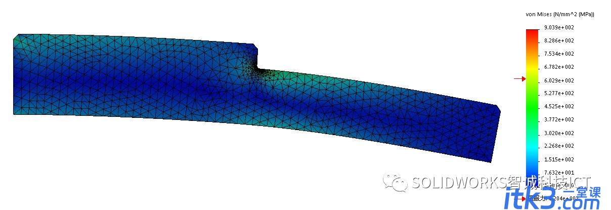 SOLIDWORKS Simulation优化结构圆角设计-10