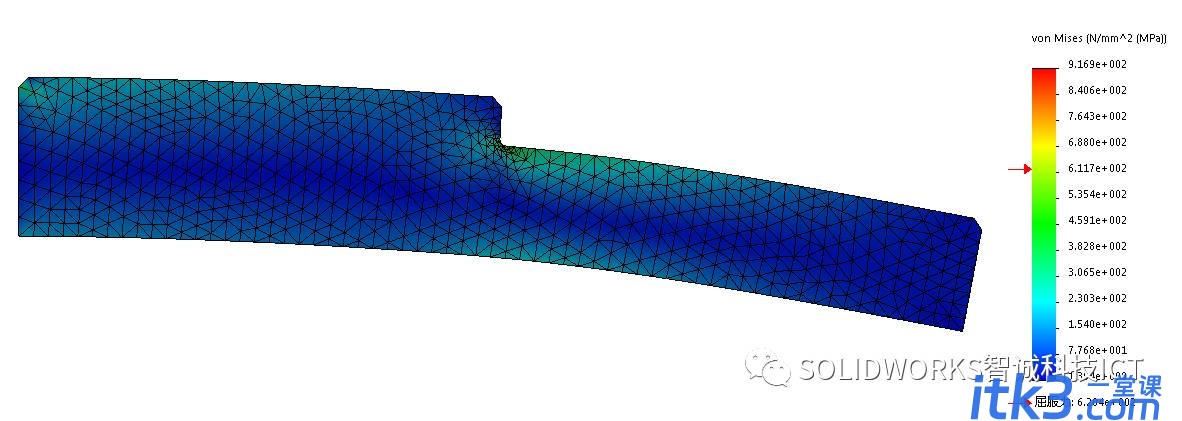 SOLIDWORKS Simulation优化结构圆角设计-8