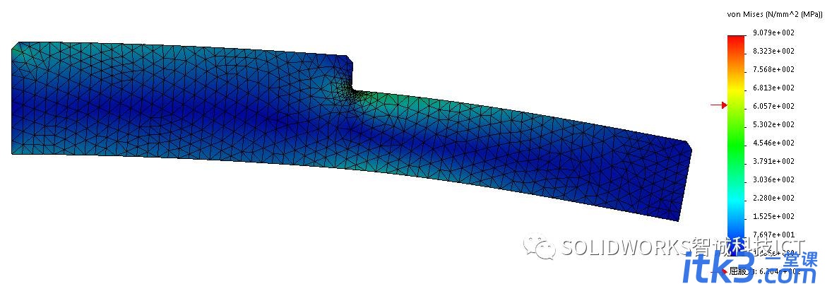 SOLIDWORKS Simulation优化结构圆角设计-9