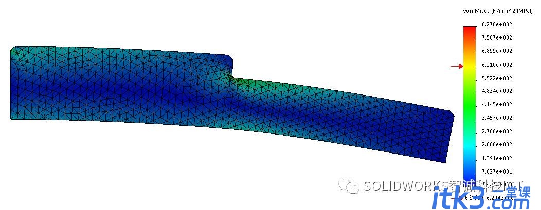 SOLIDWORKS Simulation优化结构圆角设计-7