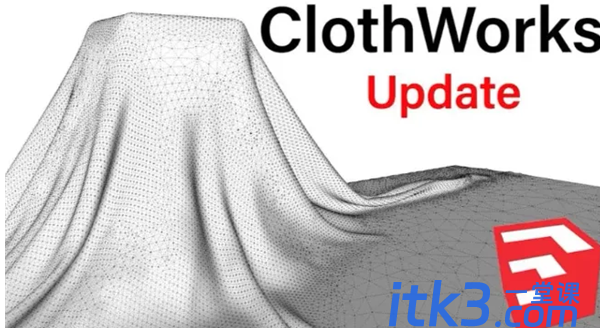 ClothWorks v1.7.2免费汉化版【Sketchup布料模拟插件】-1