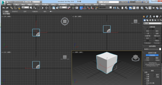 3D MAX两个建好的模型使用布尔相减运算的方法-3